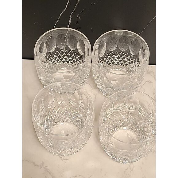 Waterford Crystal Colleen Set of 4 | Short Stem (Cut) Old Fashioned Glasses EUC - Picture 9 of 11